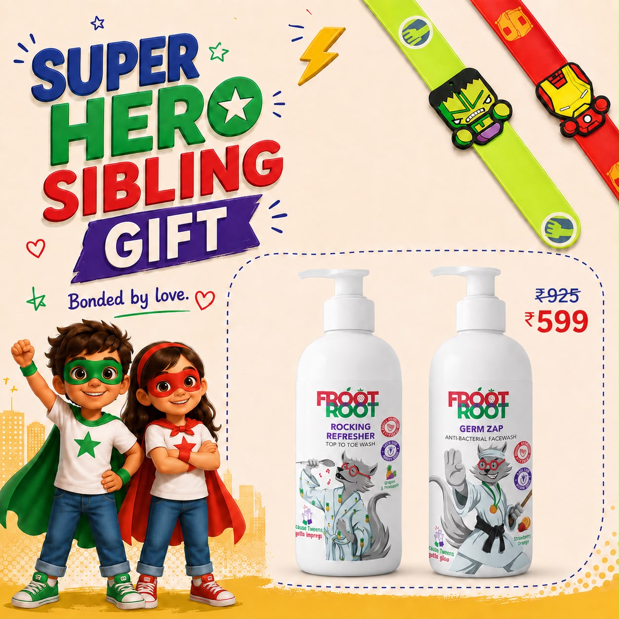 Super Hero Sibling Gift