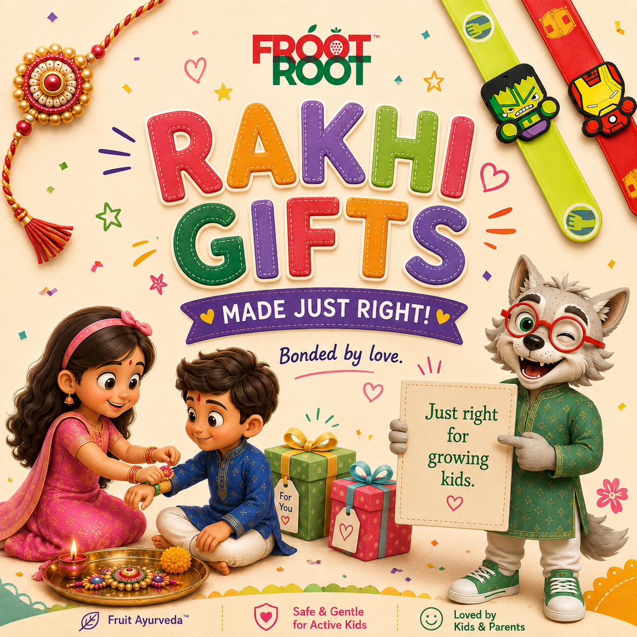 Froot Root Rakhi Collection