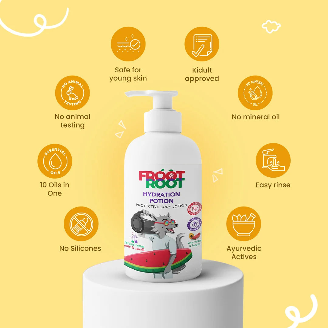 Hydration Potion Body Lotion with Vitamins A,C,E ,Watermelon,Papaya,Aloe Vera