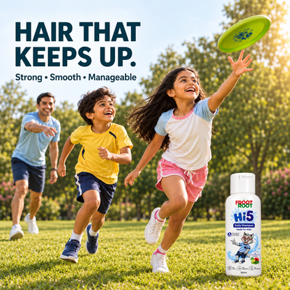 Froot Root Hi5 Daily Shampoo 100 ml without pump – family play