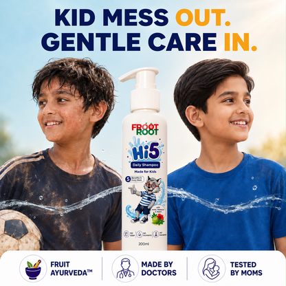 Froot Root Hi5 Daily Shampoo 200 ml pump bottle – boy care