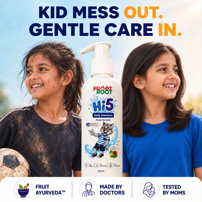 Froot Root Hi5 Daily Shampoo 200 ml pump bottle – girl care