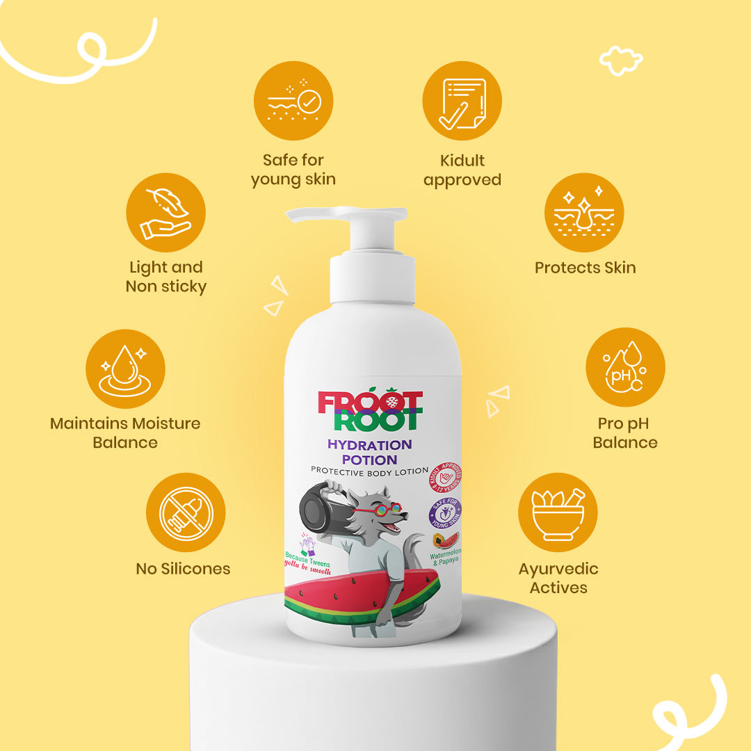 Hydration Potion Body Lotion with Vitamins A,C,E ,Watermelon,Papaya,Aloe Vera